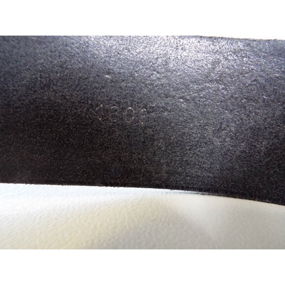 Task Force Leather Belt size 44 made in the USA black USED - Picture 3 of 7